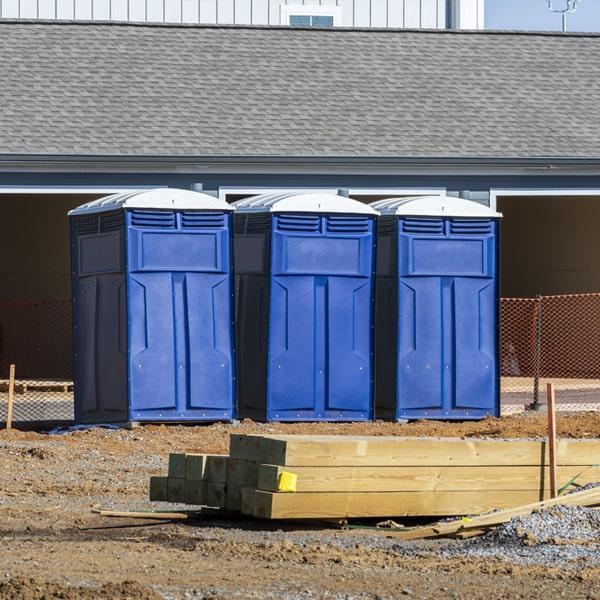 Heavy-duty construction site porta potty in Chillicothe, Ohio
